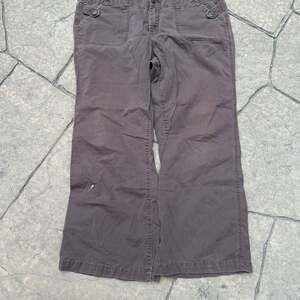 Faded Glory Brown Bootcut Style Baggy Wide Leg Pants 16P